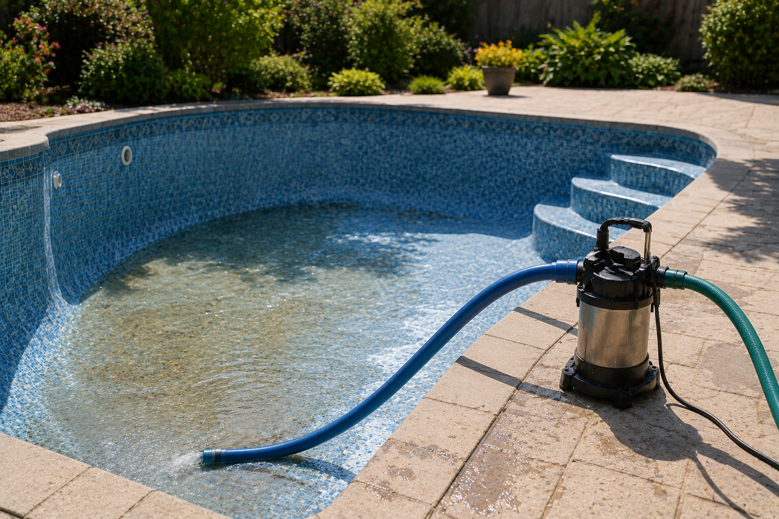 Pool Draining in San Angelo, TX